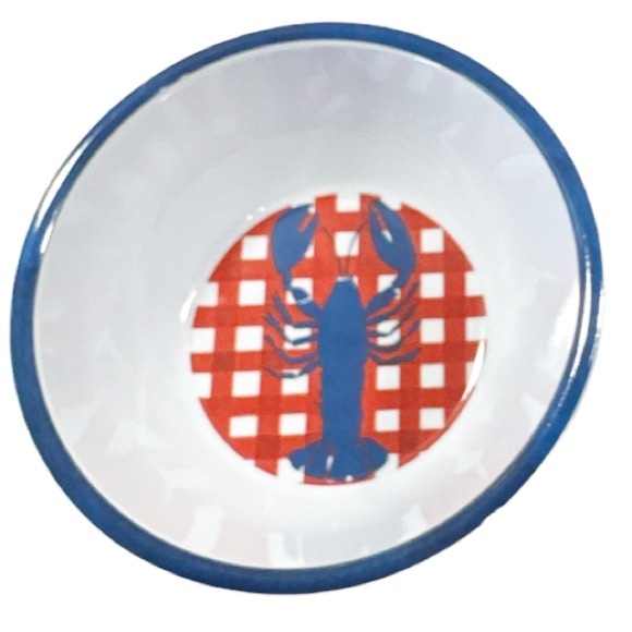 NEW Nautica Home 🦞LOBSTER🦞 Melamine Salad/Cereal Bowls Set/4 Two Designs - Picture 4 of 6